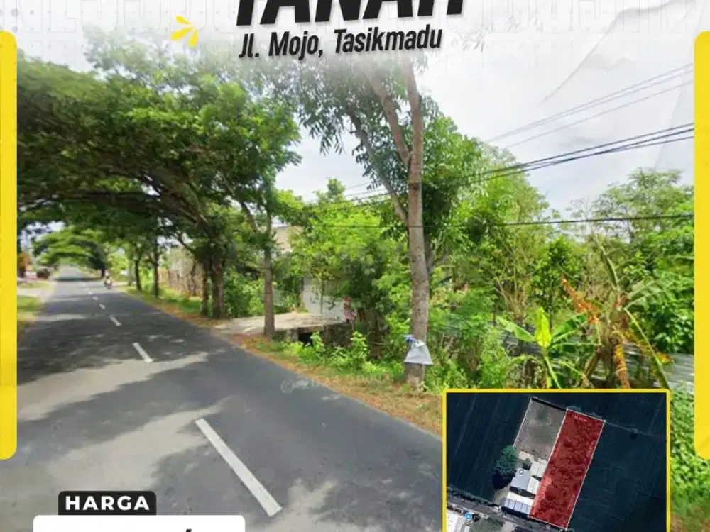 Lahan Industri Disewakan Harga Murah di Jl. Mojo Tasikmadu Karanganyar Akses Kontainer