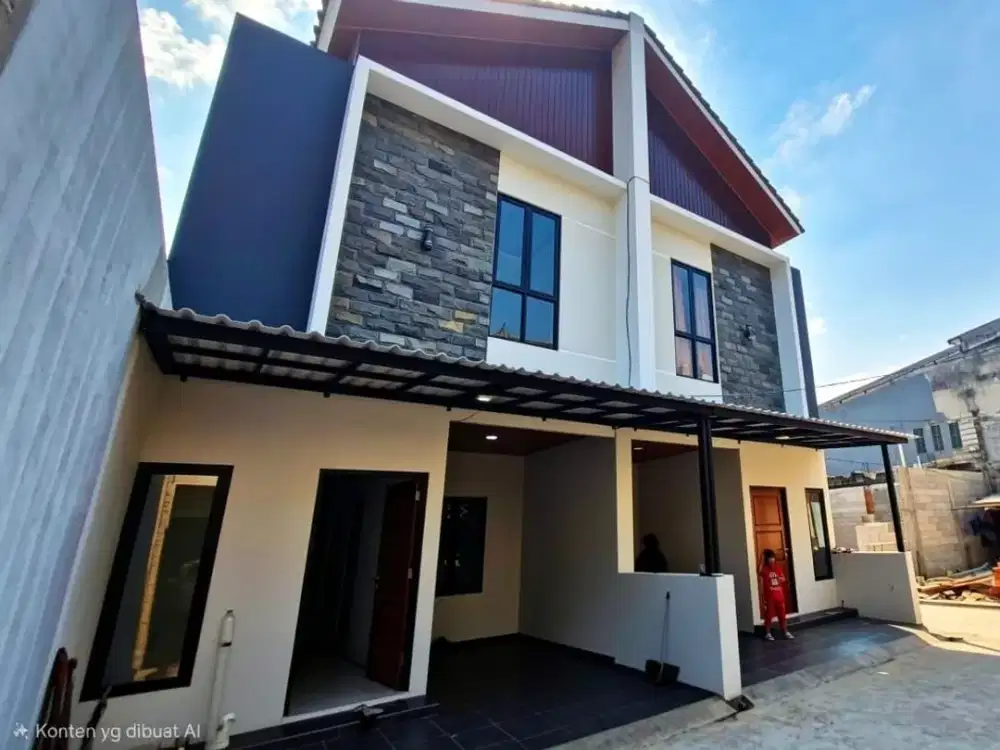 Rumah Siap Huni 2 Lantai Di Lubang Buaya Jakarta Timur 3 Kamar Tidur SHM Bisa KPR Dekat LRT TMII dan Toll Bambu Apus Hanya 700 Jutaan