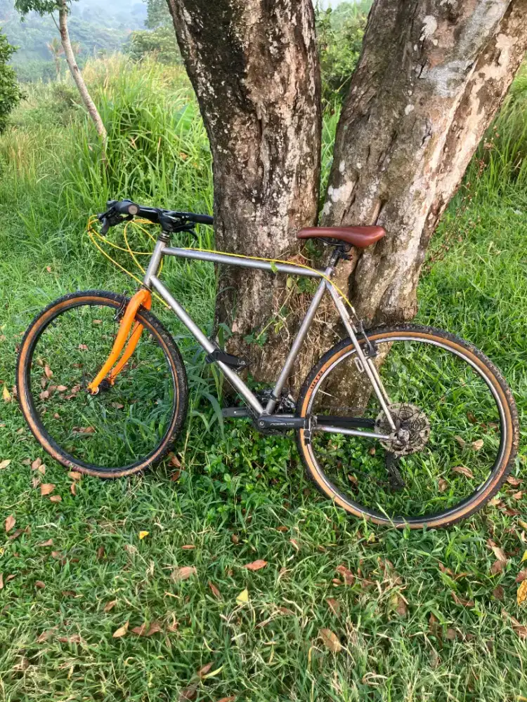 Sepeda Sungod Raw jumbo size 22 700c pasar eropa RARE(art) karat alami