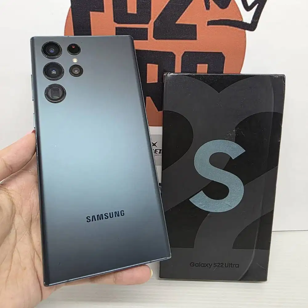 Samsung S22 Ultra 12/256GB FULLSET Mulus No Minus Ex Sein RESMI