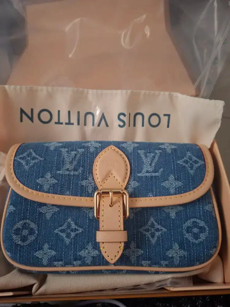 Tas Lv monogram denim