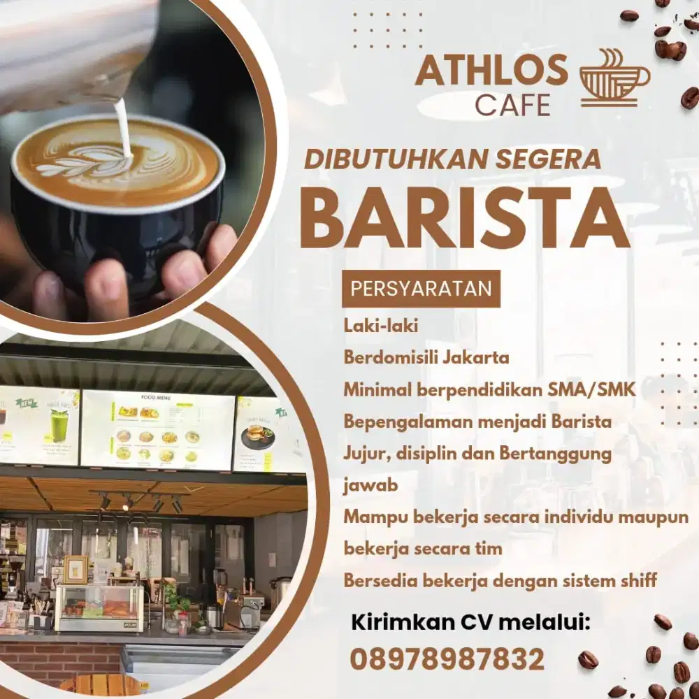 lowongan kerja barista
