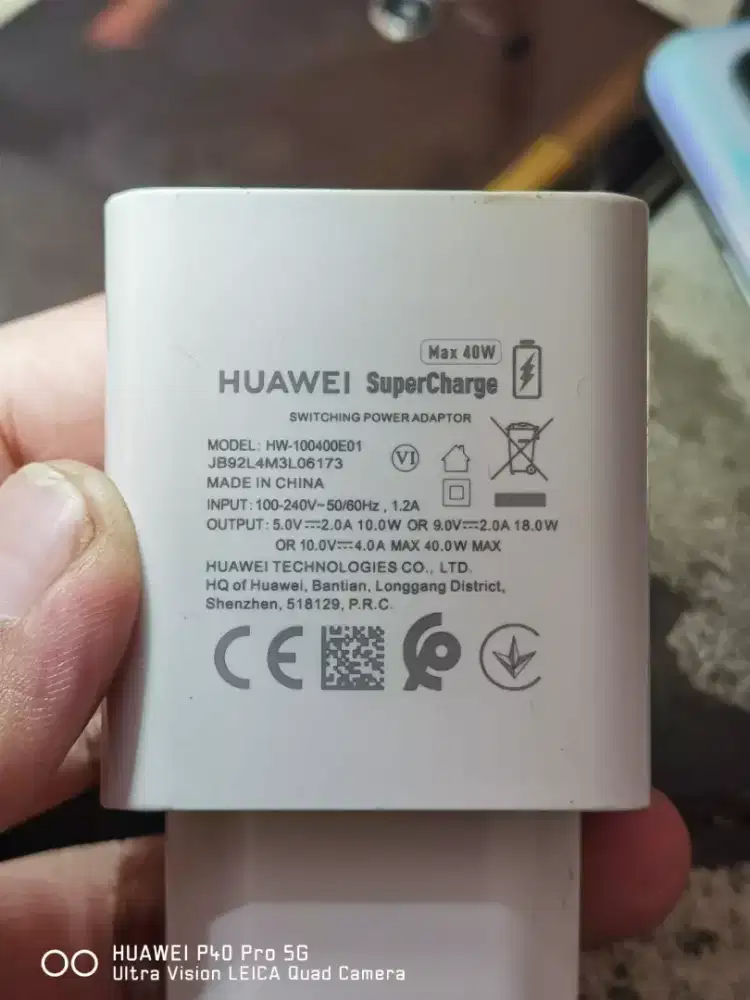 Charger Huawei 40 watt