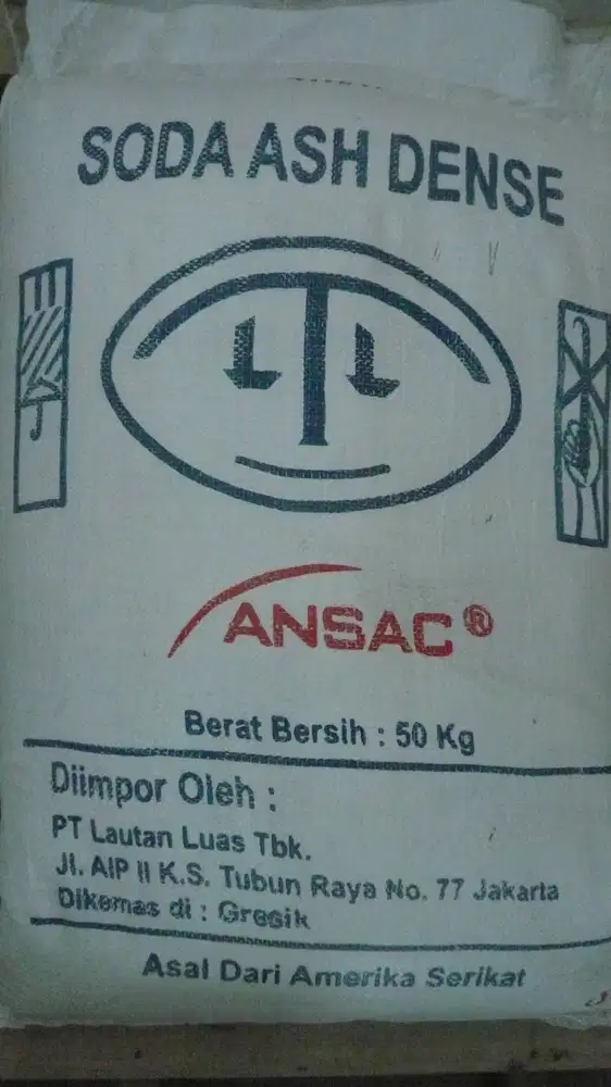 SODA ASH DENSE ANSAC – INDUSTRIAL GRADE