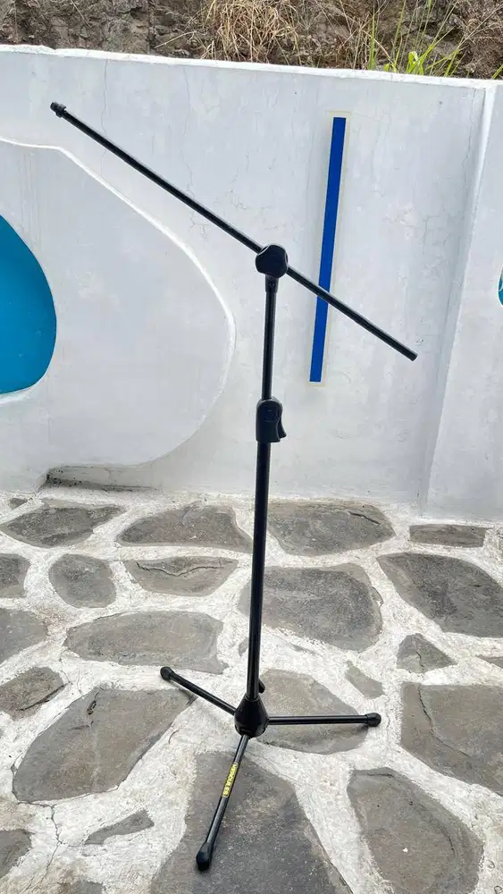 Stand Mic Hercules MS533B Hideaway Stand Boom Microphone Dudukan Mic