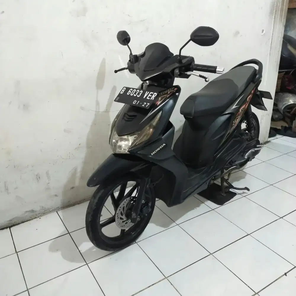 Honda Beat Karbu 2012 lengkap Bagus Mesin Aluss