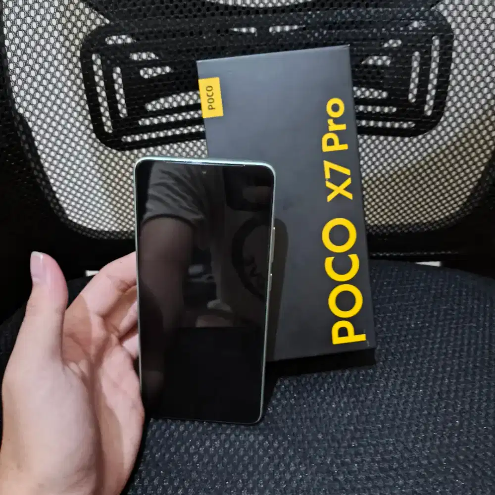 POCO X7 PRO 12/512GB Mint Green Fullset Garansi On TERMURAH!