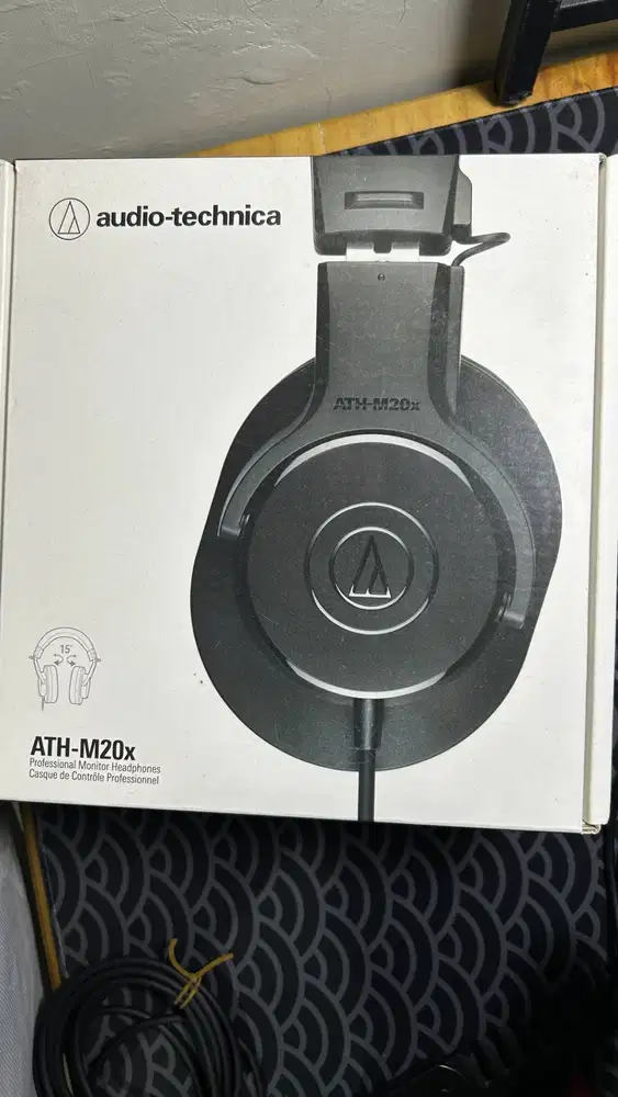 JUAL Headphone Audio-Technica ATH-M20X Like New | Nego tipis