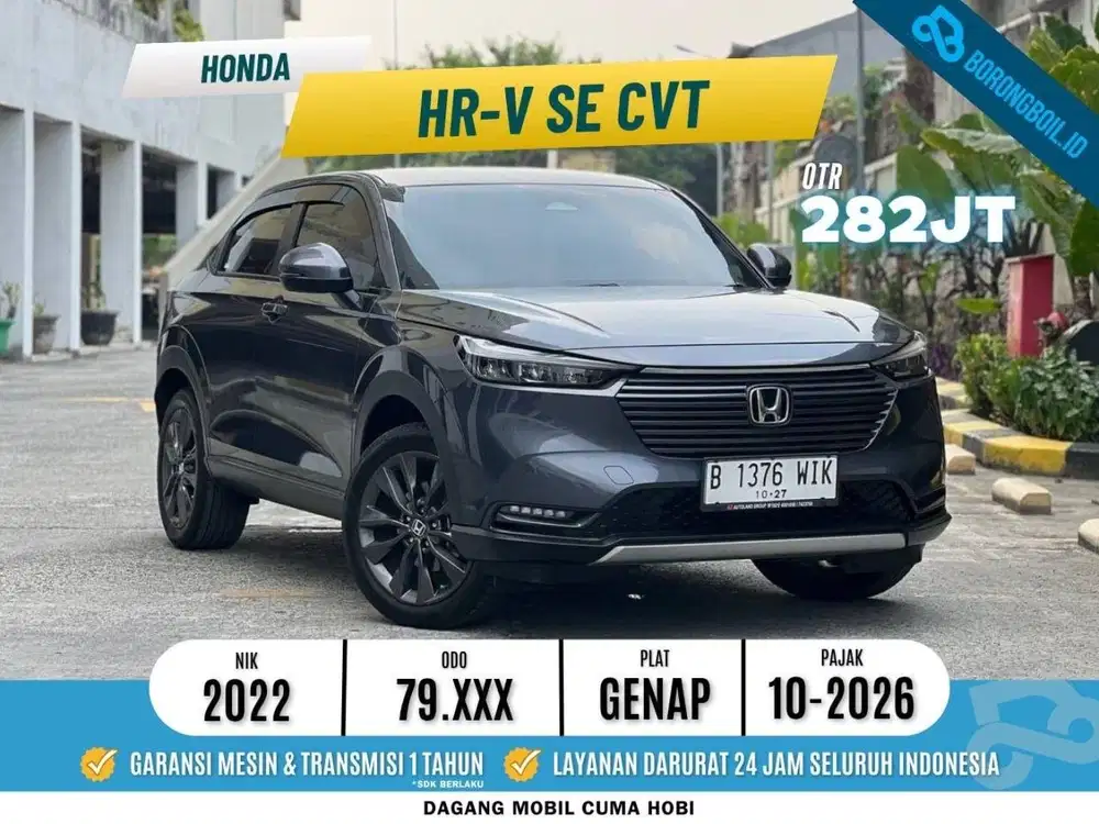TERMURAH!!HRV SE CVT 2022 SIAP PAKAI