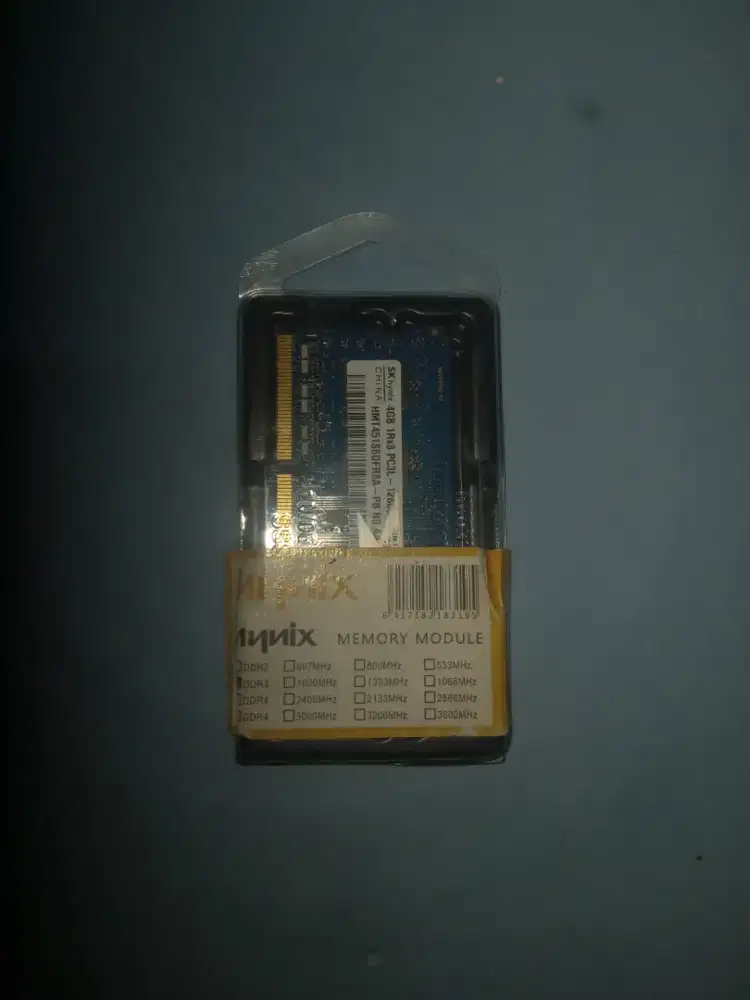 Ram Memori Hynix 1Rx8 PC3L 12800 B3