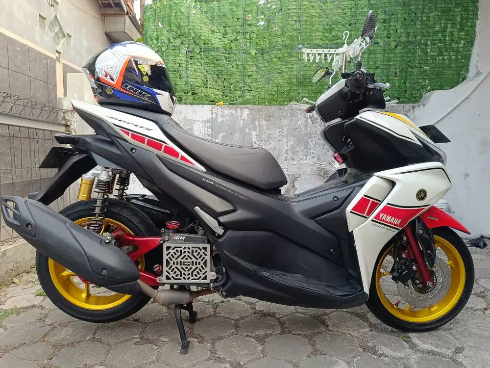 Dijual Motor Aerox 2021 spesial edisi Ulang tahun GP ke60thn