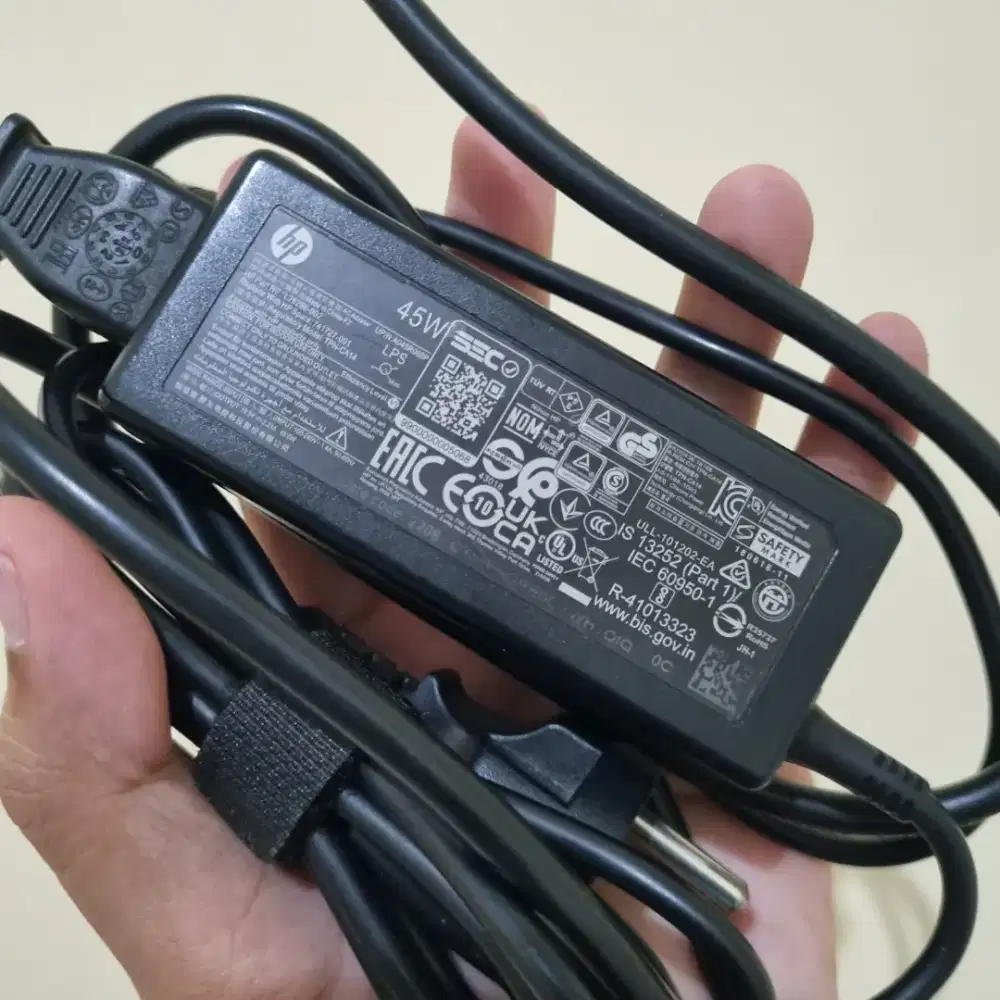 Charger Laptop HP Colokan Bulat Copotan Original