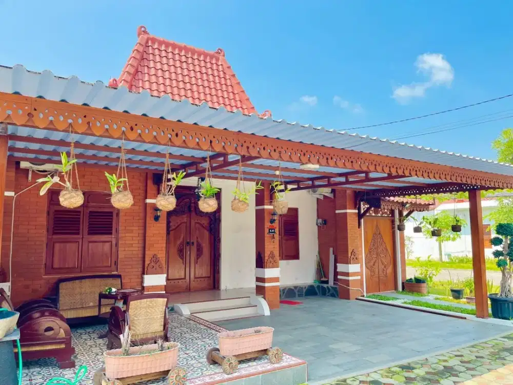 Dijual Rumah Konsep Joglo Etnik di Prambanan, Cocok untuk Hunian & Investasi