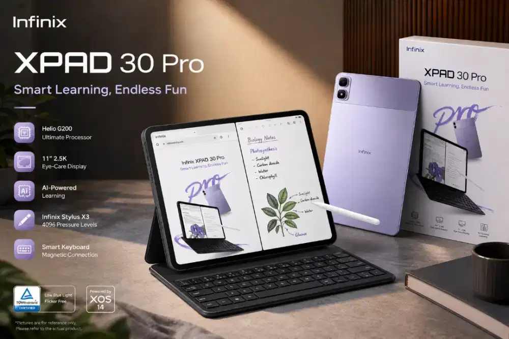 READY INFINIX XPAD 30 PRO RAM 8/128 FREE KEYBOARD