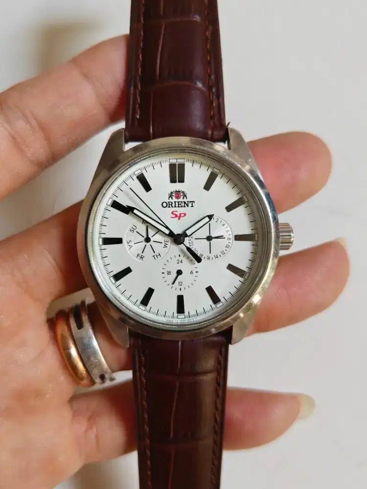 Orient quartz day date UXOO original bekas bagus normal semua