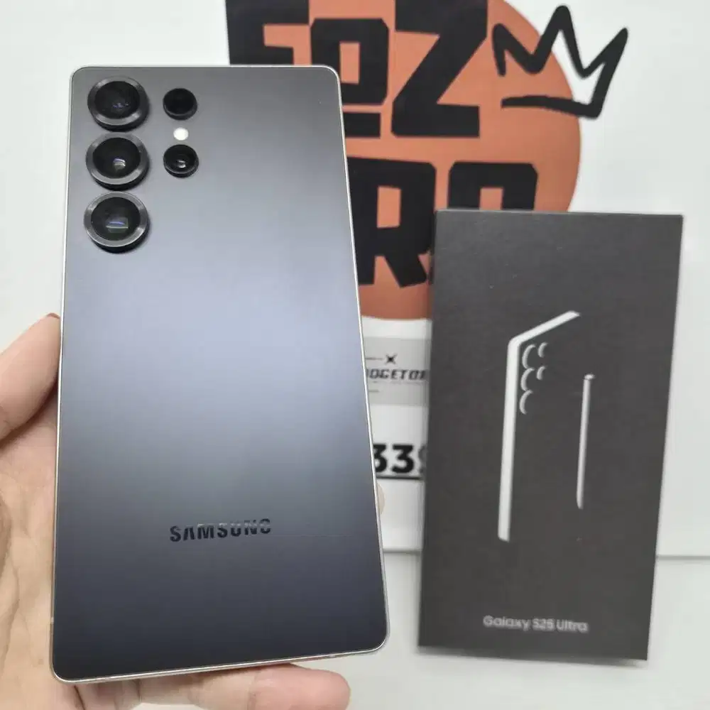 Samsung S25 Ultra Titanium Black 12/256GB FULLSET Mulus No Minus Ex S