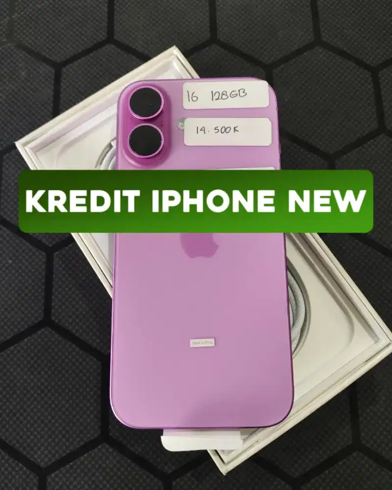 JUAL CEPAT IPHONE 16 128GB PINK BISA KREDIT