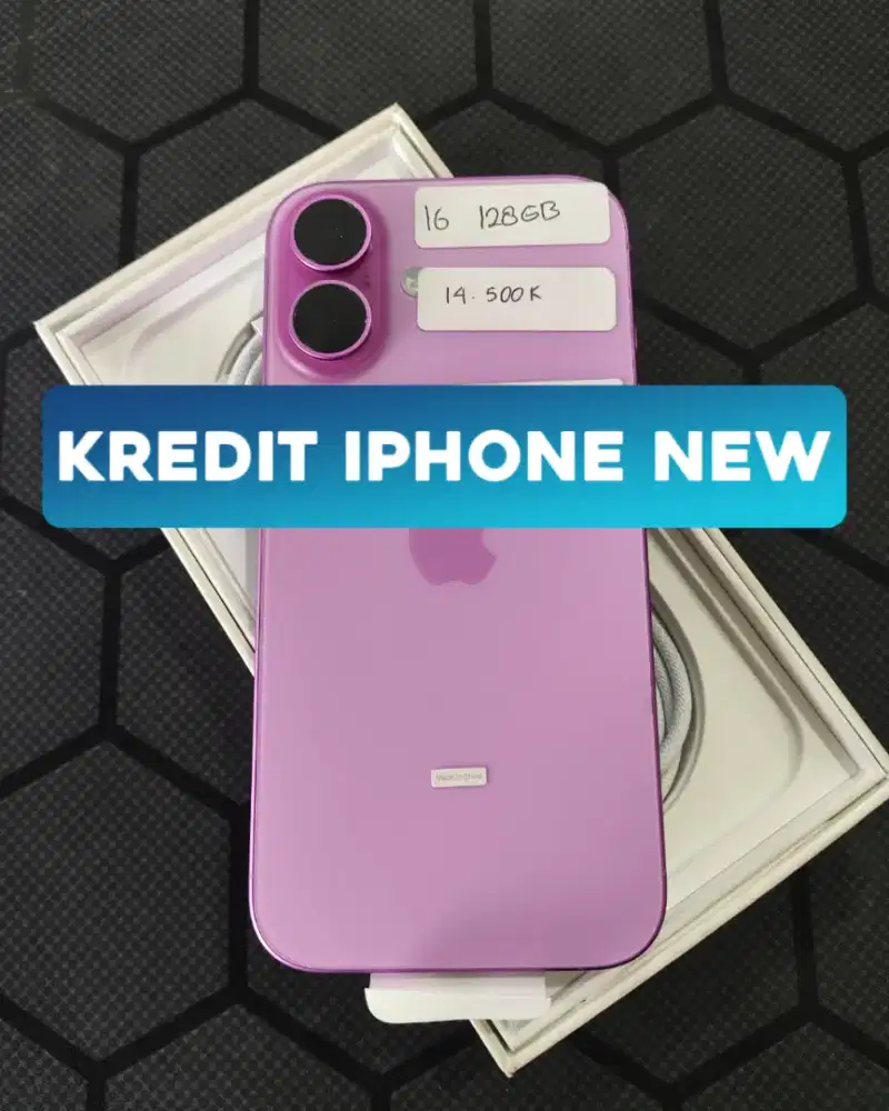 IPHONE 16 128GB PINK IBOX BISA KREDIT TANPA DP