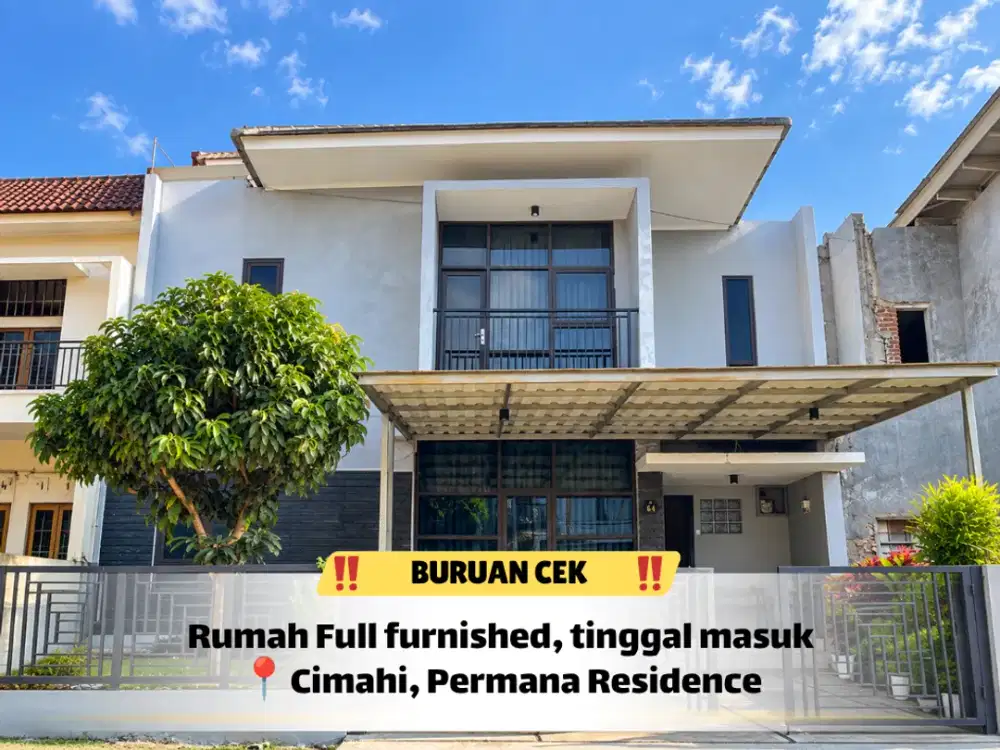 Dijual Rumah Permana Residence Cimahi Full Furnished, Cek Sekarang!!