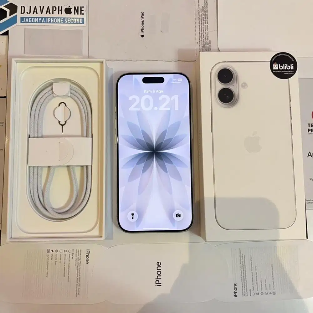 iPhone 17 White 512GB BH 100% Garansi Resmi iBox 2 April 2027