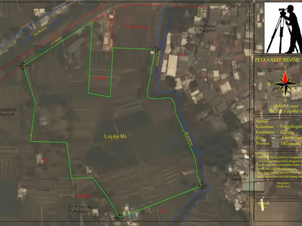 Dijual MURAH Tanah / Lahan / Kavling cocok SPBU, Pergudangan, Apartemen dll Kawasan Strategis Cakung Jakarta Timur