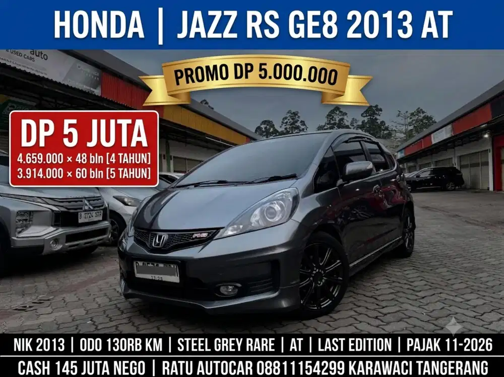 DP PROMO 5JT JAZZ RS MATIC 2013 FULL UPGRADE