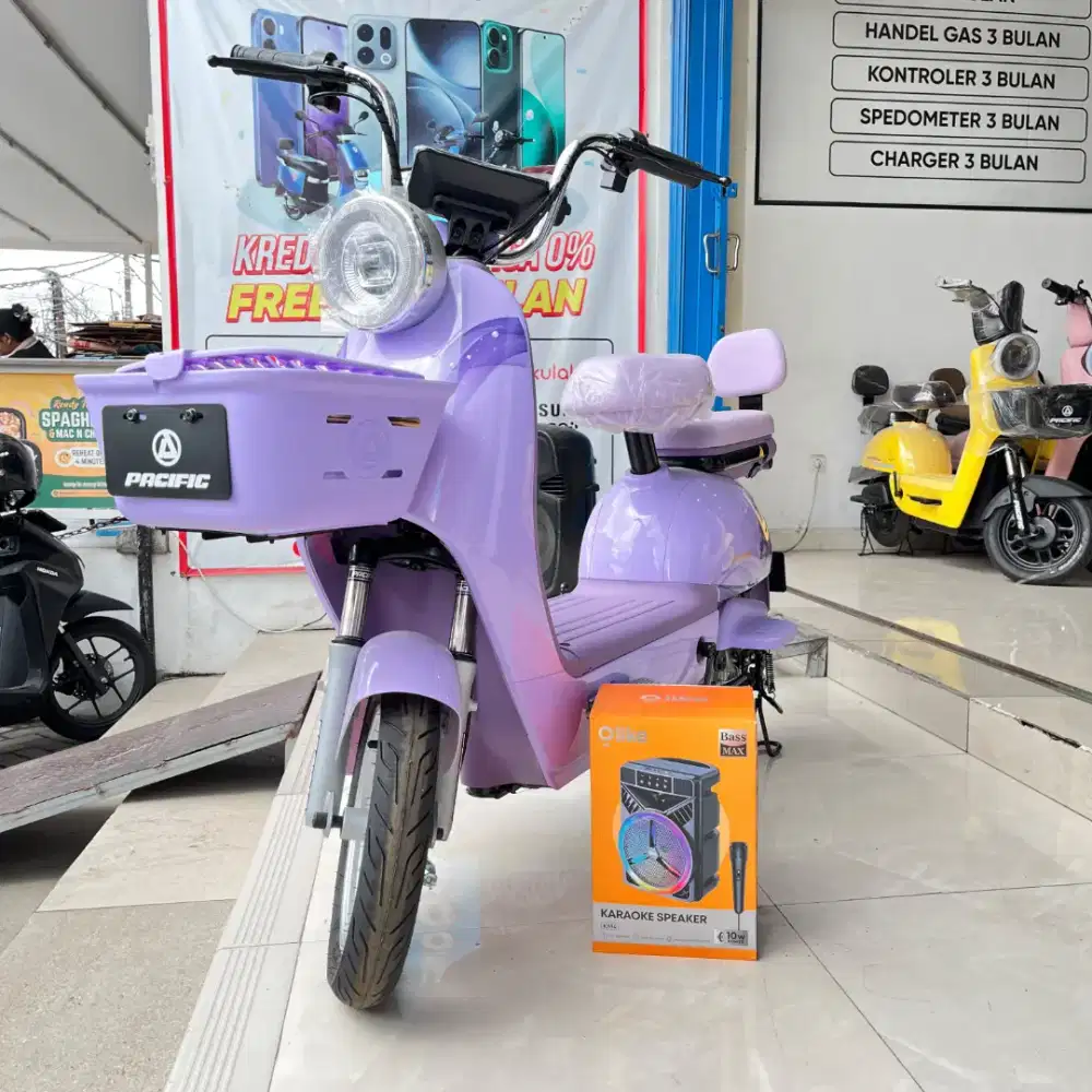 Sepeda Listrik Murah Siap Pakai. Baterai Awet, Unit Mulus
