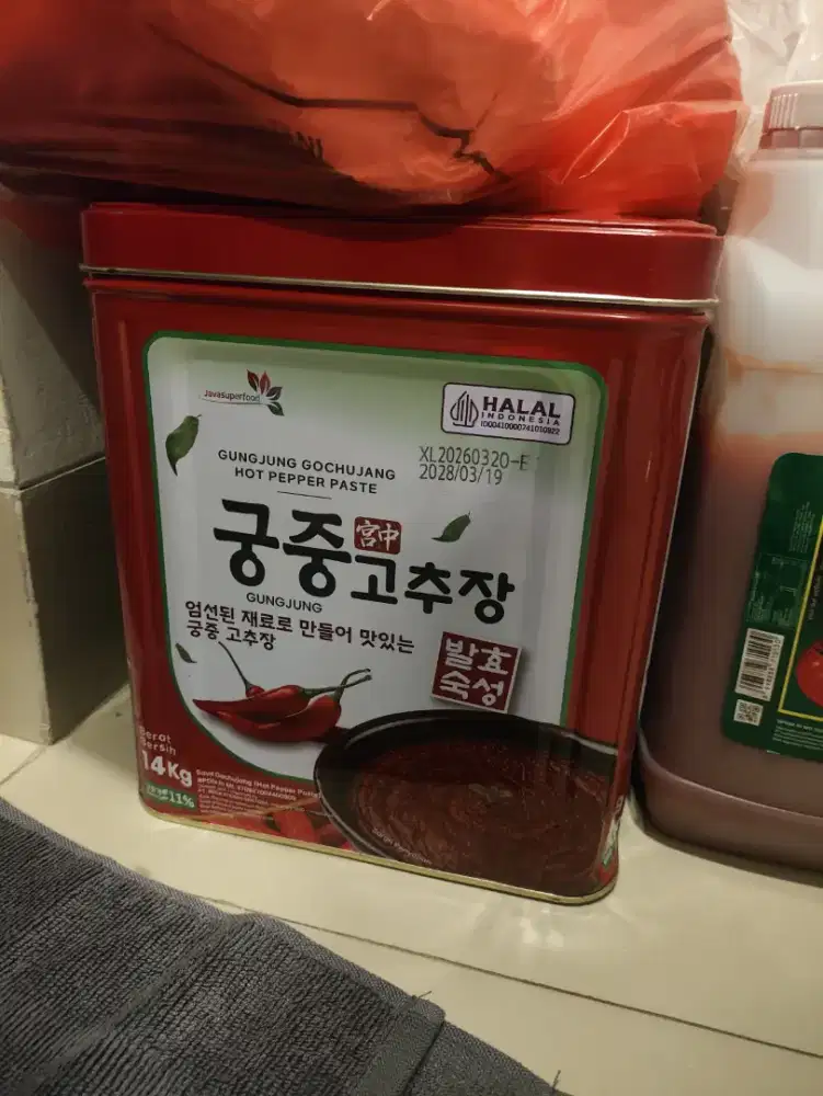 GOCHUJANG 14KG sisa 13Kg lebih. PASTA CABAI KOREA