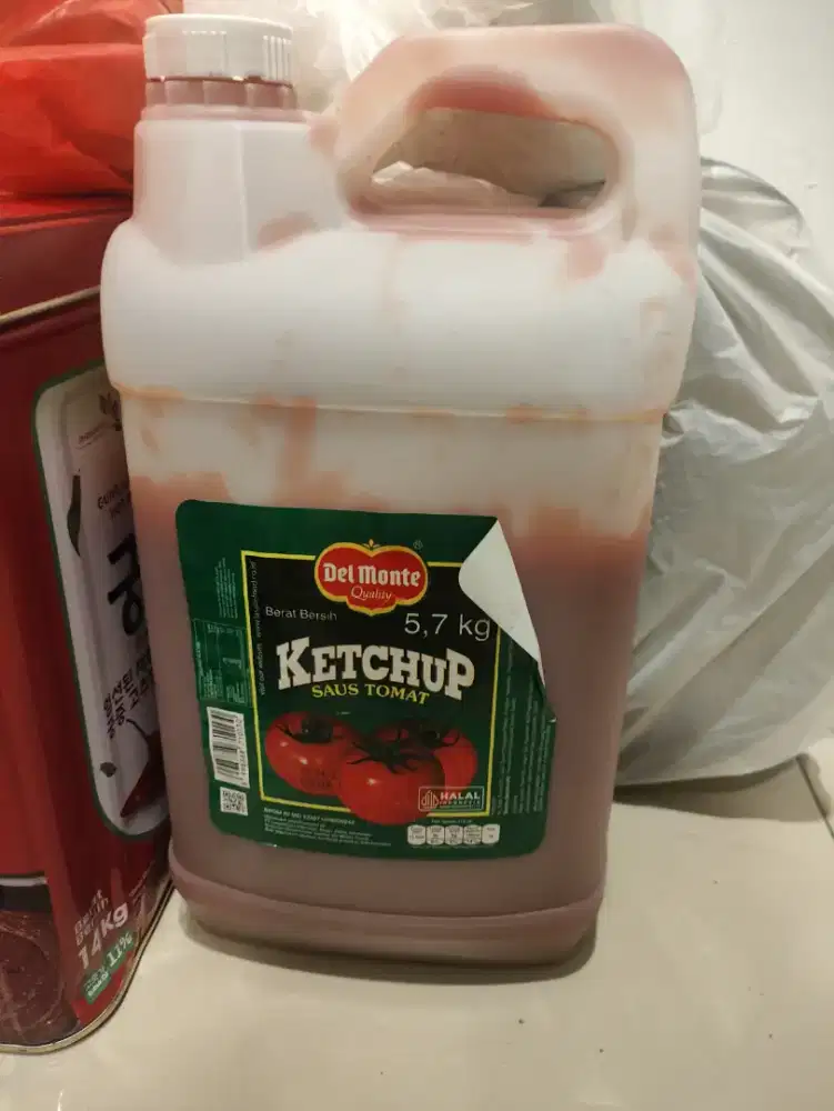 SAUS TOMAT DEL MONTE 5.7KG SISA 3.5KG LEBIH
