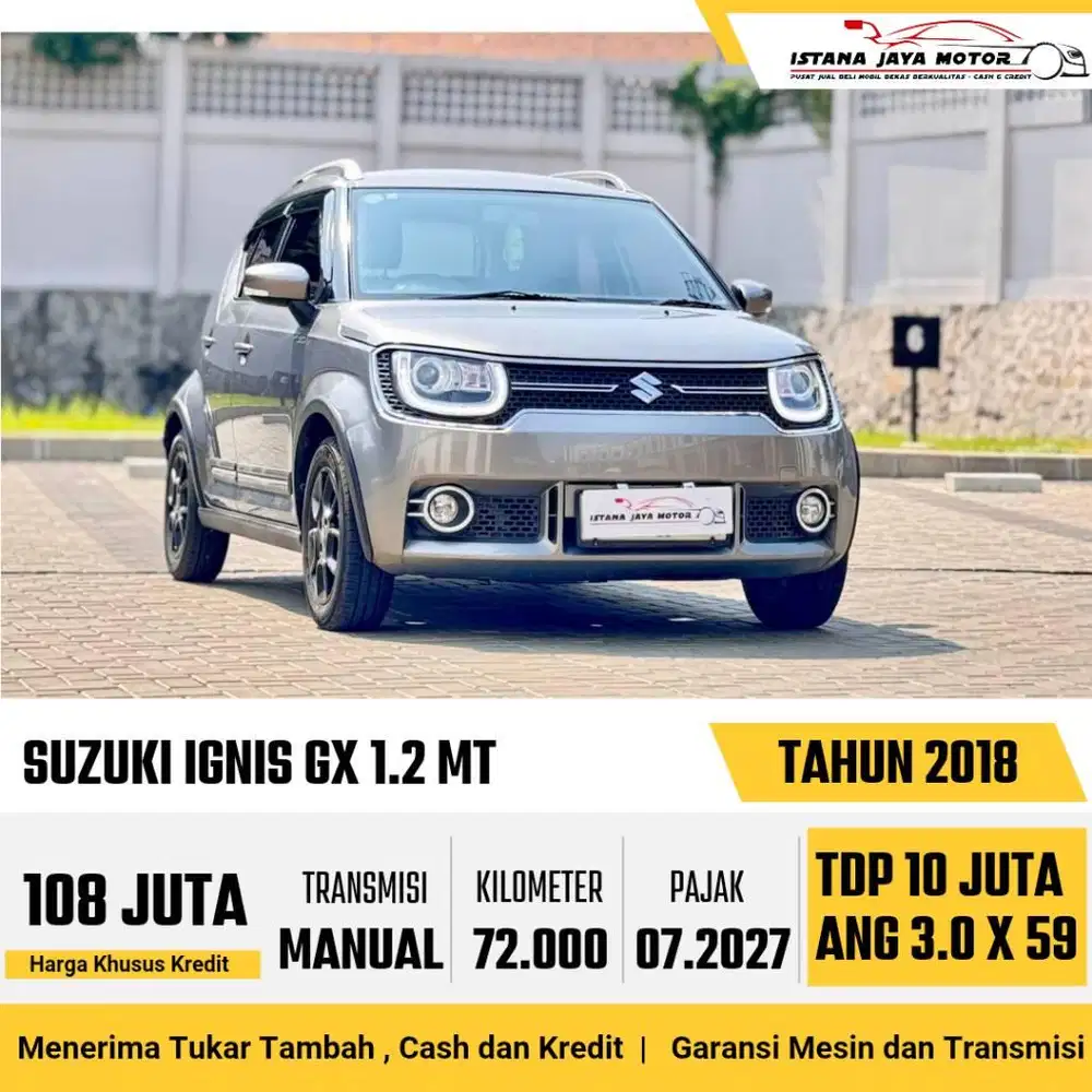 [LOW KM] Suzuki Ignis GX 1.2 Manual 2018 Abu