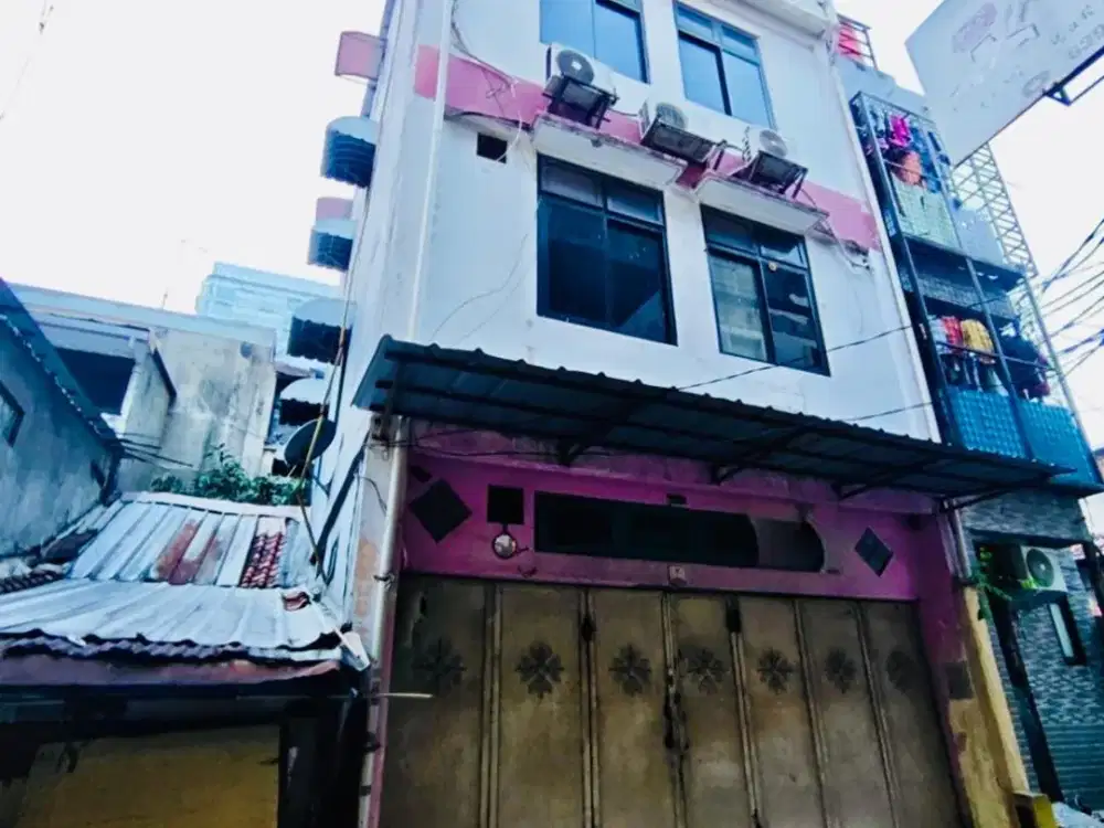 Dijual Cepat Ruko Gandeng Jln Kebon Jeruk 4 Lantai - T/B 58 m² / 58 m², SHGB, Taman Sari, Jakarta Barat