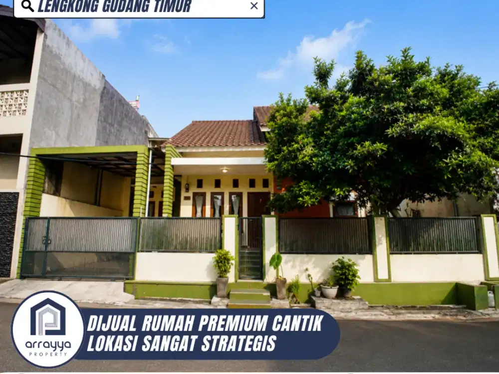 DIJUAL RUMAH CANTIK MODERN DI LENGKONG GUDANG TIMUR (GL123)
