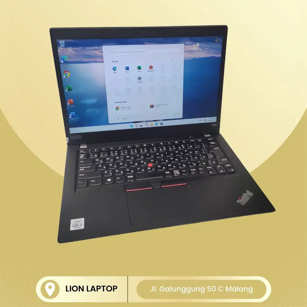 i5 GEN 10 Murah RAM 8GB Lenovo Thinkpad X390 [07|09]
