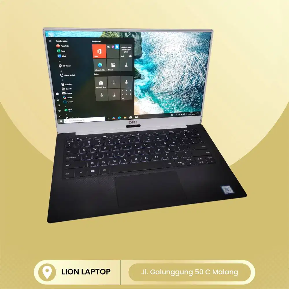 Slim & Ringan Core i5 RAM 8 SSD 256 DELL XPS 13 9370 [07|09]