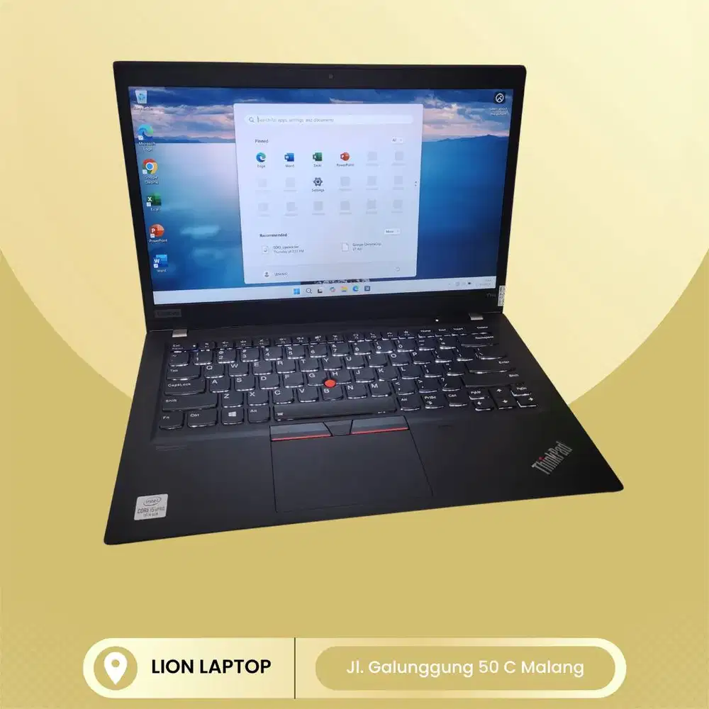 RAM 16GB Slim Core i5 Gen 10 SSD 256GB Lenovo Thinkpad T14s [07|09]