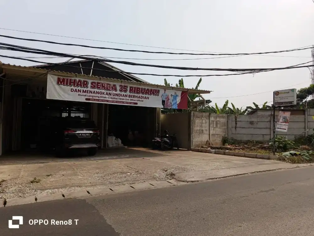 DIJUAL GUDANG + TANAH di Pondok Jagung, Jelupang