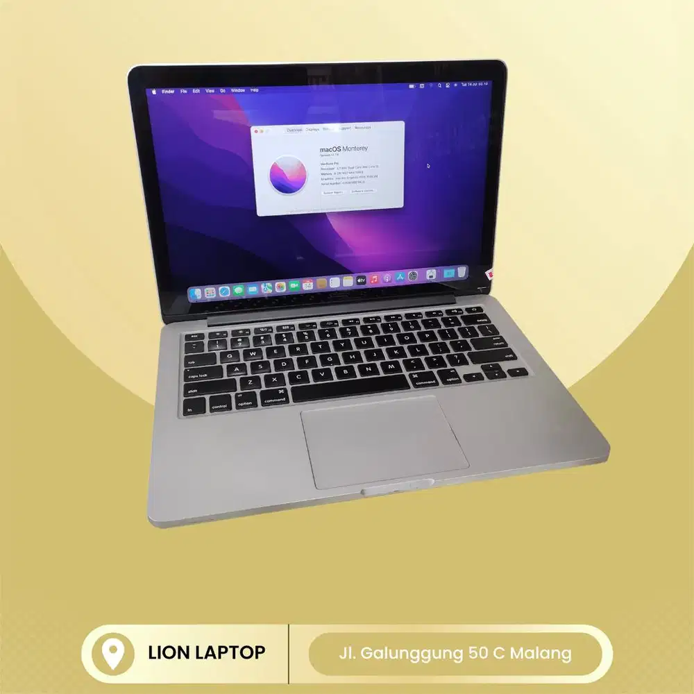 Macbook Pro Retina Core i5 Late 2013 Mulus [07|09]