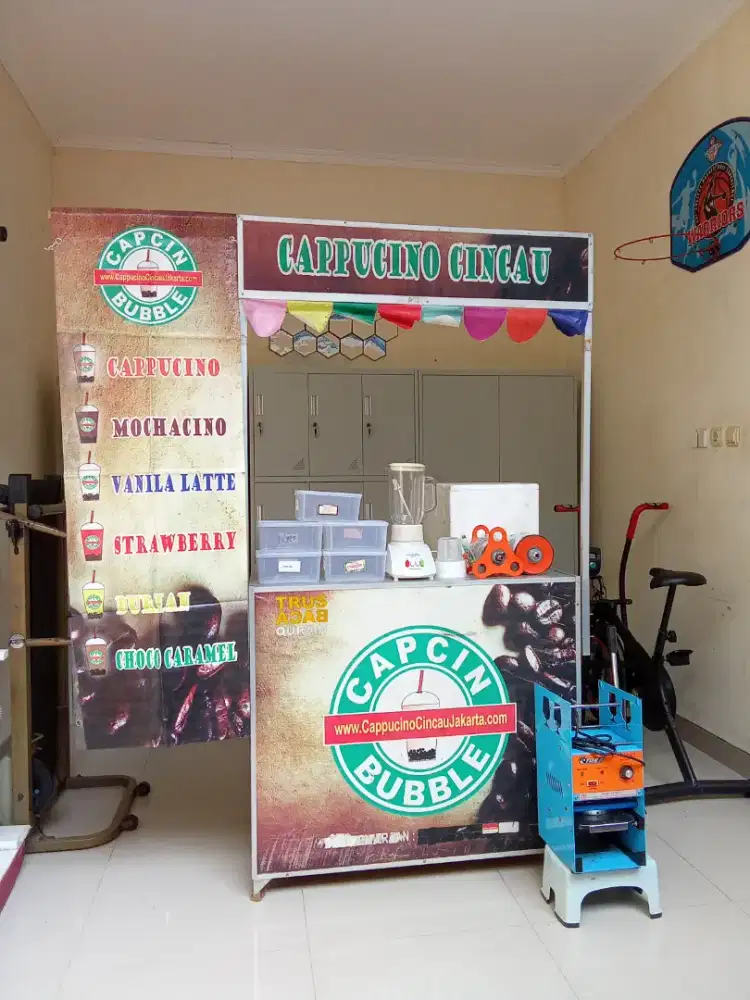 Dijual Murah! Gerobak Capucino + Cup Sealer