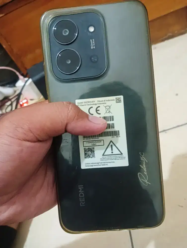 Redmi 15c nfc ram8+8/256 resmi