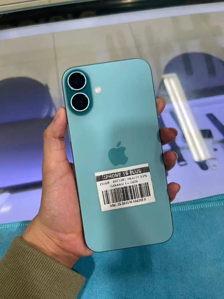 iPhone 16 Plus 256GB Garansi Resmi iBox Battery 93%