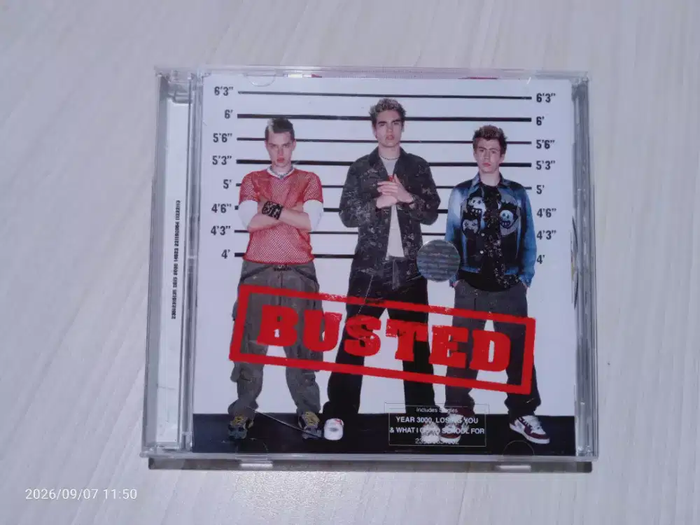 CD Original Audio Busted - Self-Titled Debut Album (2002)