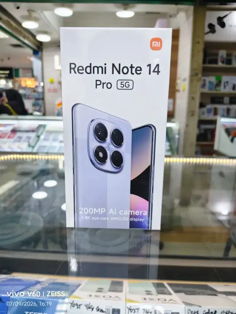 Xiaomi redmi note 14 pro 5G ram 8gb+8gb/256gb NFC baru bisa tt kredit