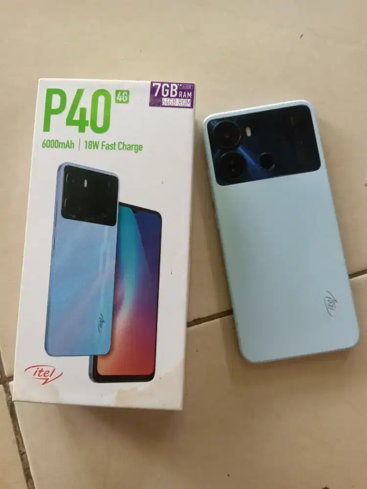 ITEL P40  RAM 4/64 MULUS KAYA HP BARU ORIAN SEMUA.HARGA 750 NETTT..