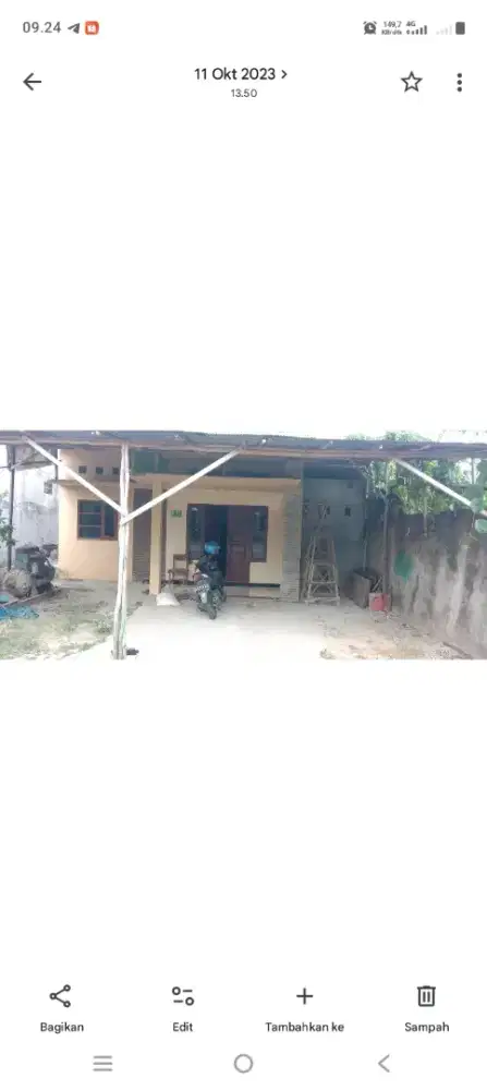 Di jual rumah di pinggir jalan sukamara