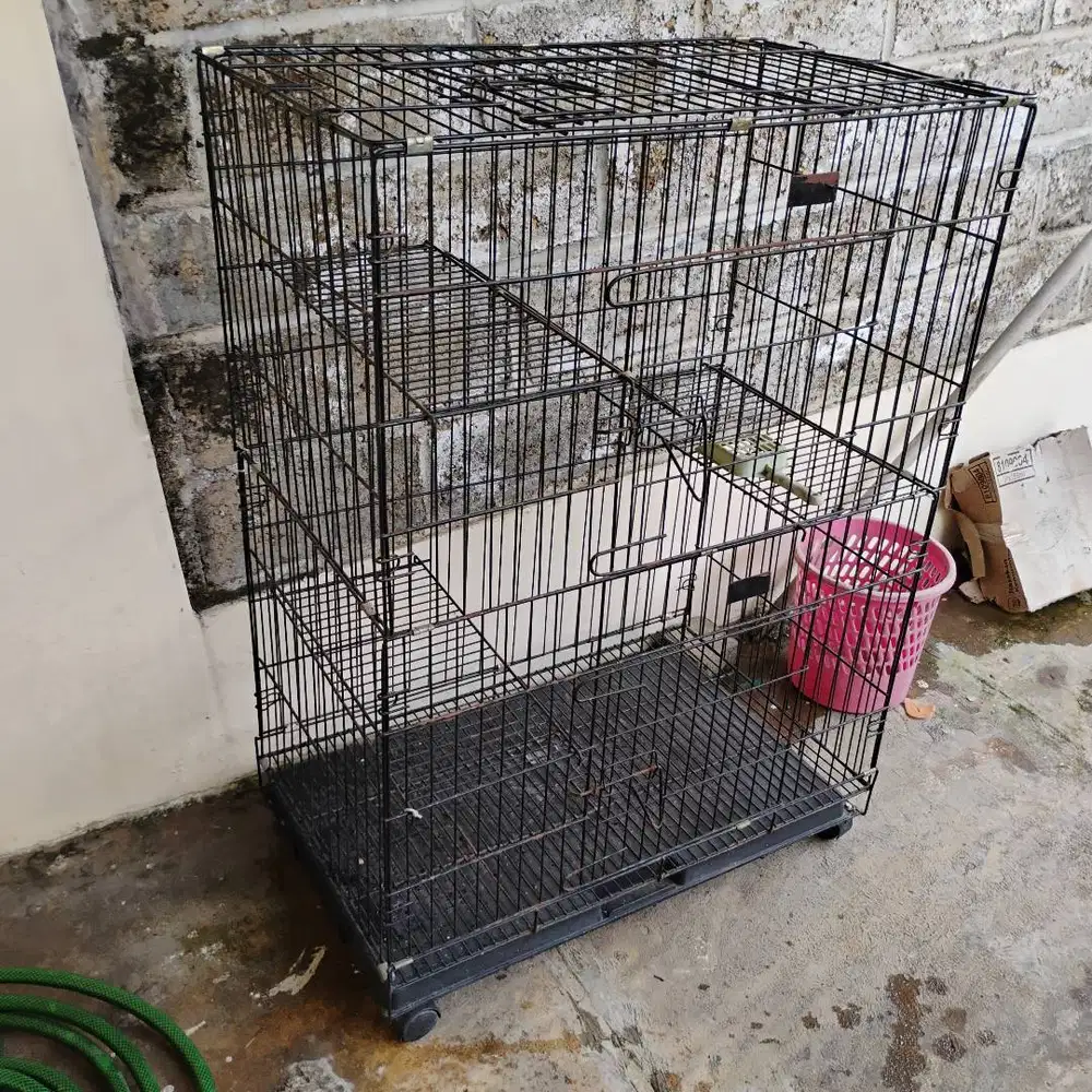 Kandang Kucing Besar 3 Tingkat