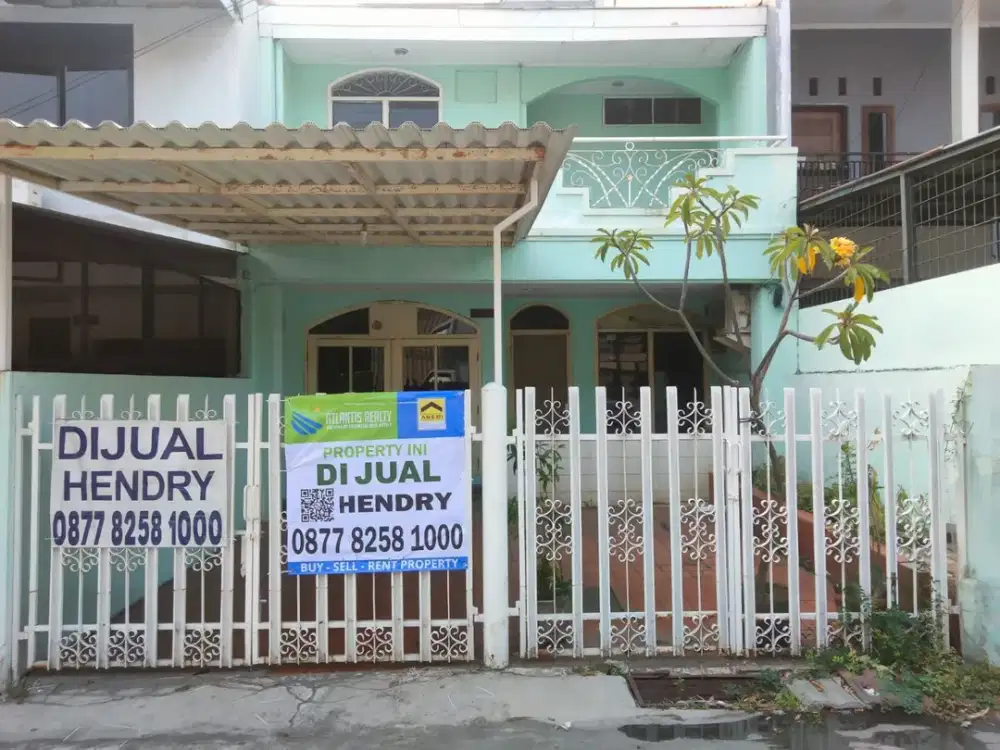 JUAL  Rumah 2 lantai  Di Pelepah Hijau , Kelapa Gading Permai