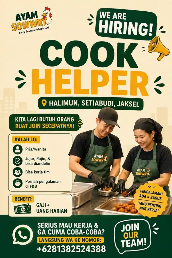 Tim Dapur / Cook Helper