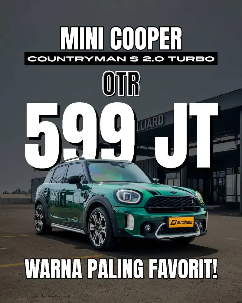[ WARNA FAVORITE ] MINI COOPER COUNTRYMAN S 2.0 2022