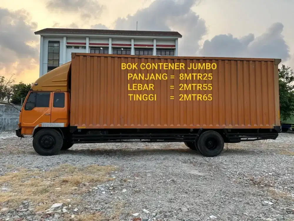 MITS.FUSO ENGKEL 220PS FM517HL LONG BOK CONTENER JUMBO