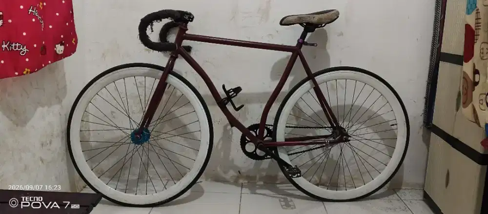sepeda fixie stang balap